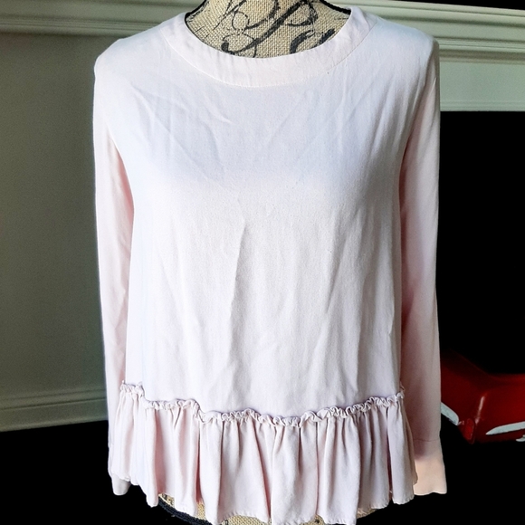 ANTHROPOLOGIE CLOTH & STONE PINK TOP - Picture 2 of 8